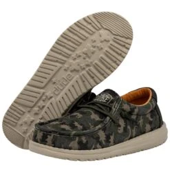 Wally Youth Camodino - Musk -Heydude Shoes 40043 3VB WALLYYOUTHCAMODINO MUSK PAIRBOTTOM
