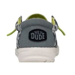 Wally Youth Camodino - Blue -Heydude Shoes 40043 425 WALLYYOUTHCAMODINO BLUE LEFTBACK