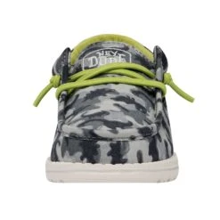 Wally Youth Camodino - Blue -Heydude Shoes 40043 425 WALLYYOUTHCAMODINO BLUE LEFTFRONT