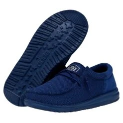 Wally Youth Funk Mono - True Blue -Heydude Shoes 40045 428 WALLYYOUTHFUNKMONO TRUEBLUE PAIRBOTTOM