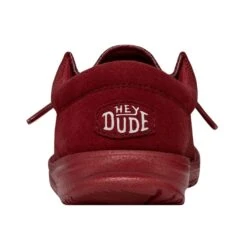 Wally Youth Funk Mono - Red -Heydude Shoes 40045 610 WALLYYOUTHFUNKMONO RED LEFTBACK