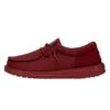 Wally Youth Funk Mono - Red 1 Wally Youth Funk Mono - Red -Heydude Shoes 40045 610 WALLYYOUTHFUNKMONO RED LEFTSIDE