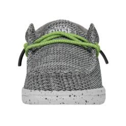 Wally Youth Sox - Stone White -Heydude Shoes 40049 1KA WALLYYOUTHSOX STONEWHITE LEFTFRONT