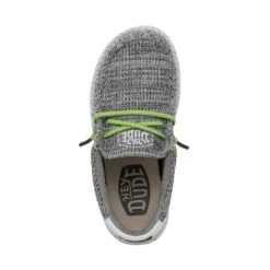 Wally Youth Sox - Stone White -Heydude Shoes 40049 1KA WALLYYOUTHSOX STONEWHITE LEFTTOP