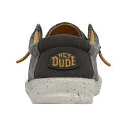 Wally Youth Stretch - Taupe -Heydude Shoes 40050 214 WALLY YOUTH STRETCH TAUPE LEFT 5