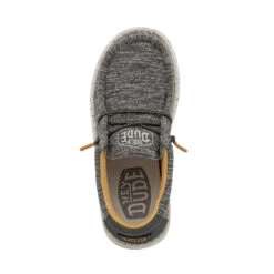 Wally Youth Stretch - Taupe -Heydude Shoes 40050 214 WALLY YOUTH STRETCH TAUPE LEFT 6 1