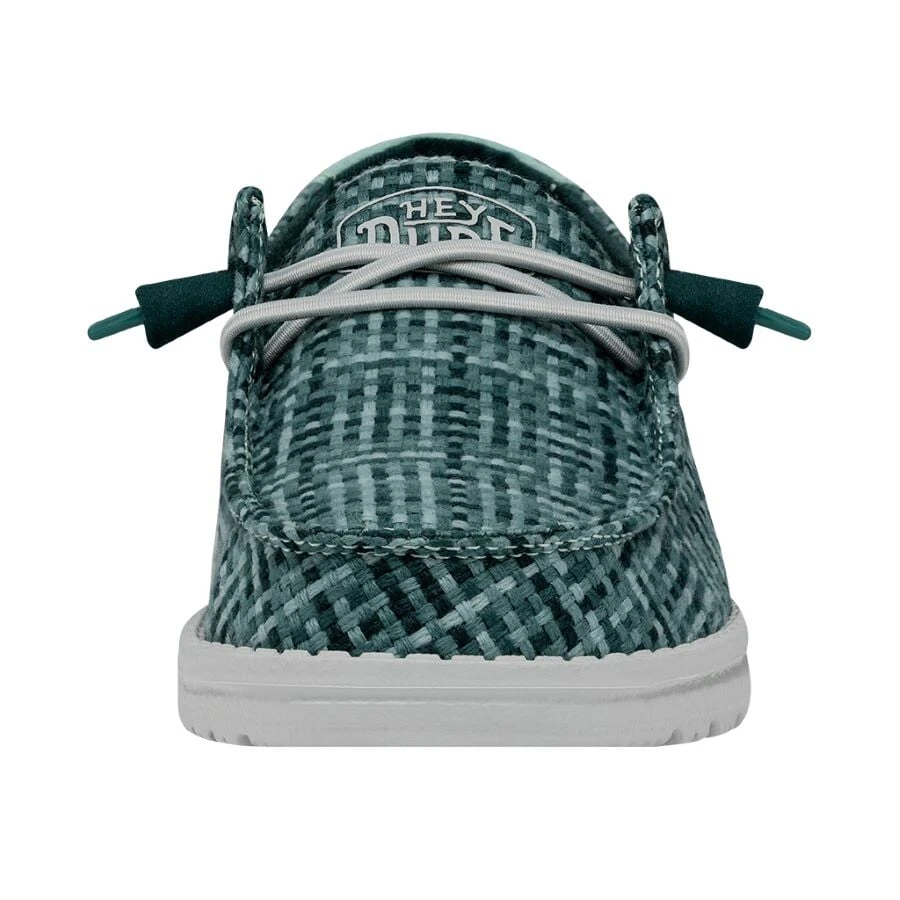 Wendy Crosshatch - Jade Wendy Crosshatch - Jade -Heydude Shoes 40060 372 WENDYCROSSHATCH JADE LEFTFRONT
