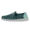 Wendy Crosshatch - Jade -Heydude Shoes 40060 372 WENDYCROSSHATCH JADE LEFTSIDE