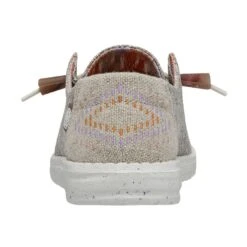 Wendy Knit II - Desert Taupe 6 Wendy Knit II - Desert Taupe -Heydude Shoes 40061 1JM WENDYKNITII DESERTTAUPE LEFTBACK