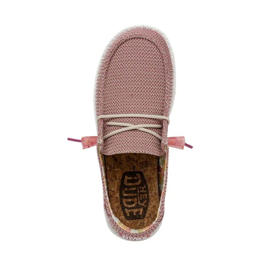 Wendy Knit II - Desert Rose Wendy Knit II - Desert Rose -Heydude Shoes 40061 2Z6 WENDY KNIT II DESERT ROSE LEFT 6