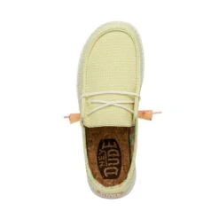 Wendy Knit II - Lime -Heydude Shoes 40061 320 WENDY KNIT II LIME LEFT 6