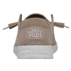 Wendy Slub Canvas - Tan 6 Wendy Slub Canvas - Tan -Heydude Shoes 40063 265 WENDYSLUBCANVAS TAN LEFTBACK