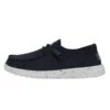 Wendy Slub Canvas - Navy -Heydude Shoes 40063 410 WENDYSLUBCANVAS NAVY LEFTSIDE 1