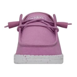 Wendy Slub Canvas - Violet -Heydude Shoes 40063 508 WENDYSLUBCANVAS VIOLET LEFTFRONT