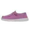 Wendy Slub Canvas - Violet 1 Wendy Slub Canvas - Violet -Heydude Shoes 40063 508 WENDYSLUBCANVAS VIOLET LEFTSIDE 1
