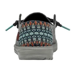 Wendy Flora - Tulip Grey -Heydude Shoes 40064 1JA WENDYFLORA TULIPGREY LEFTBACK