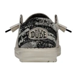 Wendy Funk Slub Blanket - Skyline -Heydude Shoes 40066 1IO WENDYFUNKSLUBBLANKET SKYLINE LEFTBACK