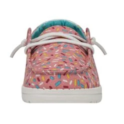 Wendy Youth - Birthday Pink Sprinkles -Heydude Shoes 40069 6UO WENDYYOUTHBIRTHDAY PINKSPRINKLES LEFTFRONT