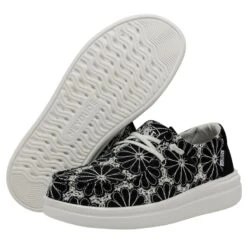 Wendy Rise Eyelet - Black -Heydude Shoes 40075 001 WENDY RISE EYELET BLACK LEFT 3