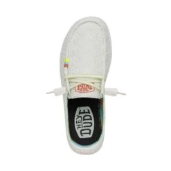 Wendy Stretch Boho Fleur - Fresh Air -Heydude Shoes 40082 1KW WENDYSTRETCHBOHOFLUER FRESHAIR LEFTTOP