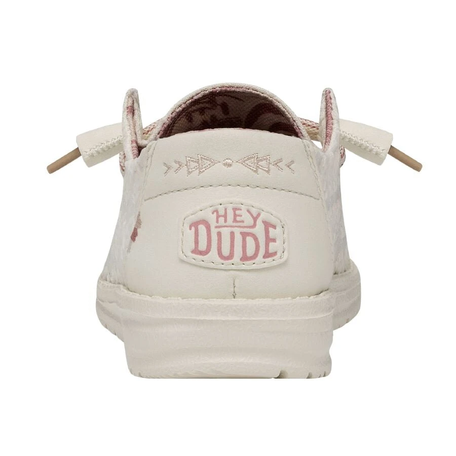 Wendy Stretch Boho Fleur - Sand Wendy Stretch Boho Fleur - Sand -Heydude Shoes 40082 202 WENDYSTRETCHBOHOFLUER SAND LEFTBACK