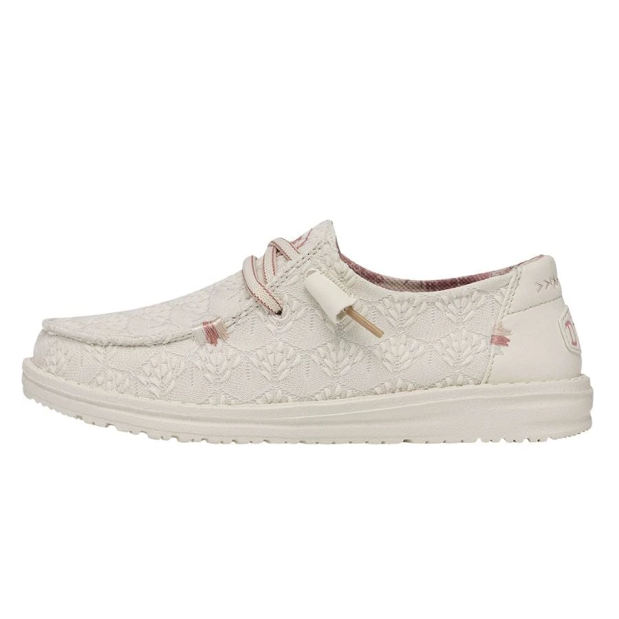Wendy Stretch Boho Fleur - Sand Wendy Stretch Boho Fleur - Sand -Heydude Shoes 40082 202 WENDYSTRETCHBOHOFLUER SAND LEFTSIDE