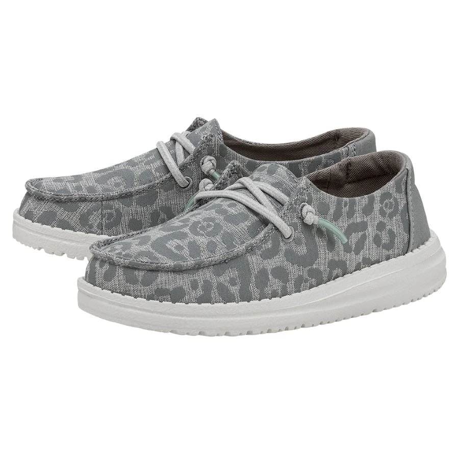 Wendy Youth - Cat Eye Grey Wendy Youth - Cat Eye Grey -Heydude Shoes 40106 1GG WENDY YOUTH CAT CAT EYE GREY LEFT 2