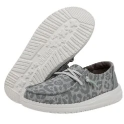 Wendy Youth - Cat Eye Grey 4 Wendy Youth - Cat Eye Grey -Heydude Shoes 40106 1GG WENDY YOUTH CAT CAT EYE GREY LEFT 3