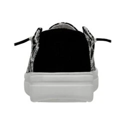 Wendy Youth Rise Eyelet - Black -Heydude Shoes 40108 001 WENDY YOUTH RISE EYELET BLACK LEFT 5