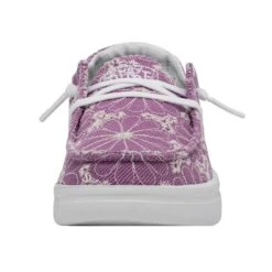 Wendy Youth Rise Eyelet - Violet -Heydude Shoes 40108 508 WENDY YOUTH RISE EYELET VIOLET LEFT 4