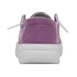 Wendy Youth Rise Eyelet - Violet -Heydude Shoes 40108 508 WENDY YOUTH RISE EYELET VIOLET LEFT 5