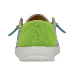 Wendy Youth Stretch - Glow Blu -Heydude Shoes 40111 4MC WENDYYOUTHSTRETCH GLOWBLU LEFTBACK