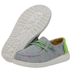Wendy Youth Stretch - Glow Blu -Heydude Shoes 40111 4MC WENDYYOUTHSTRETCH GLOWBLU PAIRBOTTOM