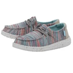 Wendy Youth Stretch - Sunset Pink -Heydude Shoes 40111 9C9 WENDY YOUTH STRETCH SUNSET PINK LEFT 2