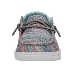 Wendy Youth Stretch - Sunset Pink -Heydude Shoes 40111 9C9 WENDY YOUTH STRETCH SUNSET PINK LEFT 4