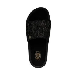 Chandler Knit - Black Gold -Heydude Shoes 40114 0YA CHANDLERKNIT BLACKGOLD LEFTTOP
