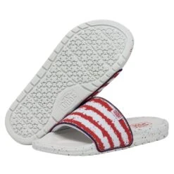 Chandler Knit - Flag -Heydude Shoes 40114 1JR CHANDLERKNIT FLAG PAIRBOTTOM