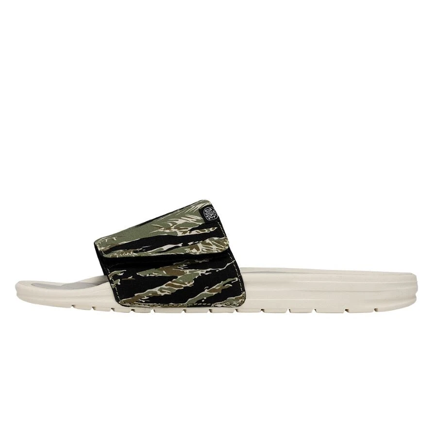 Phoenix Camo - Tiger Stripe Phoenix Camo - Tiger Stripe -Heydude Shoes 40128 9CK PHOENIXCAMO TIGERSTRIPE LEFTSIDE