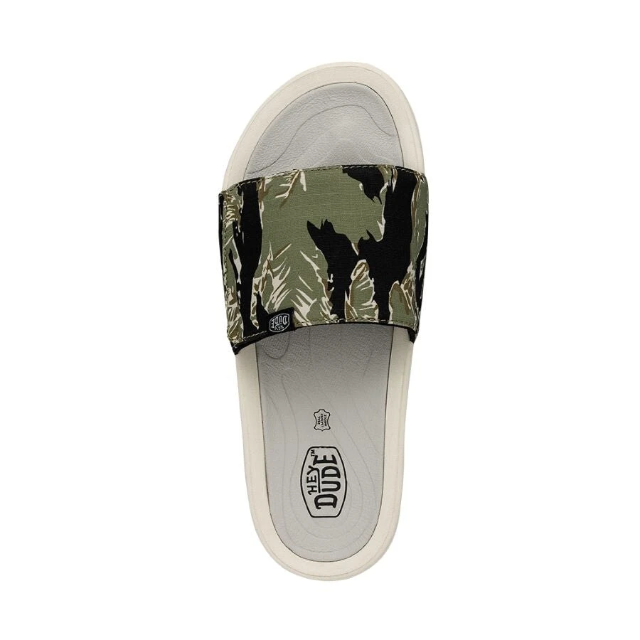 Phoenix Camo - Tiger Stripe Phoenix Camo - Tiger Stripe -Heydude Shoes 40128 9CK PHOENIXCAMO TIGERSTRIPE LEFTTOP