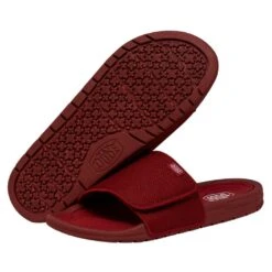 Phoenix Basic Knit - Red 4 Phoenix Basic Knit - Red -Heydude Shoes 40129 610 PHOENIXBASICKNIT RED PAIRBOTTOM