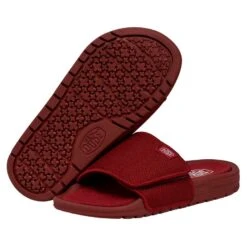 Phoenix Youth Basic Knit - Red -Heydude Shoes 40134 610 PHOENIXYOUTHBASICKNIT RED PAIRBOTTOM