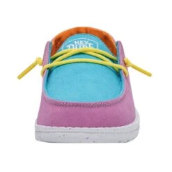 Wendy Youth Slub Canvas - Color Block -Heydude Shoes 40143 9CI WENDY YOUTH SLUB CANVAS COLOR BLOCK LEFT 4