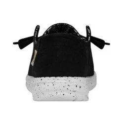 Wendy Wide - Black Odyssey -Heydude Shoes 40150 0YF WENDYBASICWIDE BLACKODYSSEY LEFTBACK
