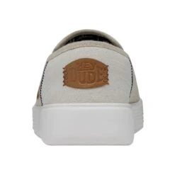 Sunapee Craft - White 7 Sunapee Craft - White -Heydude Shoes 40178 100 SUNAPEEMCRAFTLINEN WHITE LEFTBACK