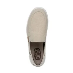 Sunapee Craft - White 8 Sunapee Craft - White -Heydude Shoes 40178 100 SUNAPEEMCRAFTLINEN WHITE LEFTTOP