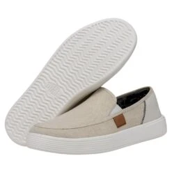Sunapee Craft - White 5 Sunapee Craft - White -Heydude Shoes 40178 100 SUNAPEEMCRAFTLINEN WHITE PAIRBOTTOM