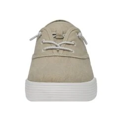 Conway Craft - Taupe -Heydude Shoes 40179 100 CONWAYMCRAFTLINEN WHITE LEFTFRONT
