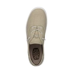 Conway Craft - Taupe -Heydude Shoes 40179 100 CONWAYMCRAFTLINEN WHITE LEFTTOP