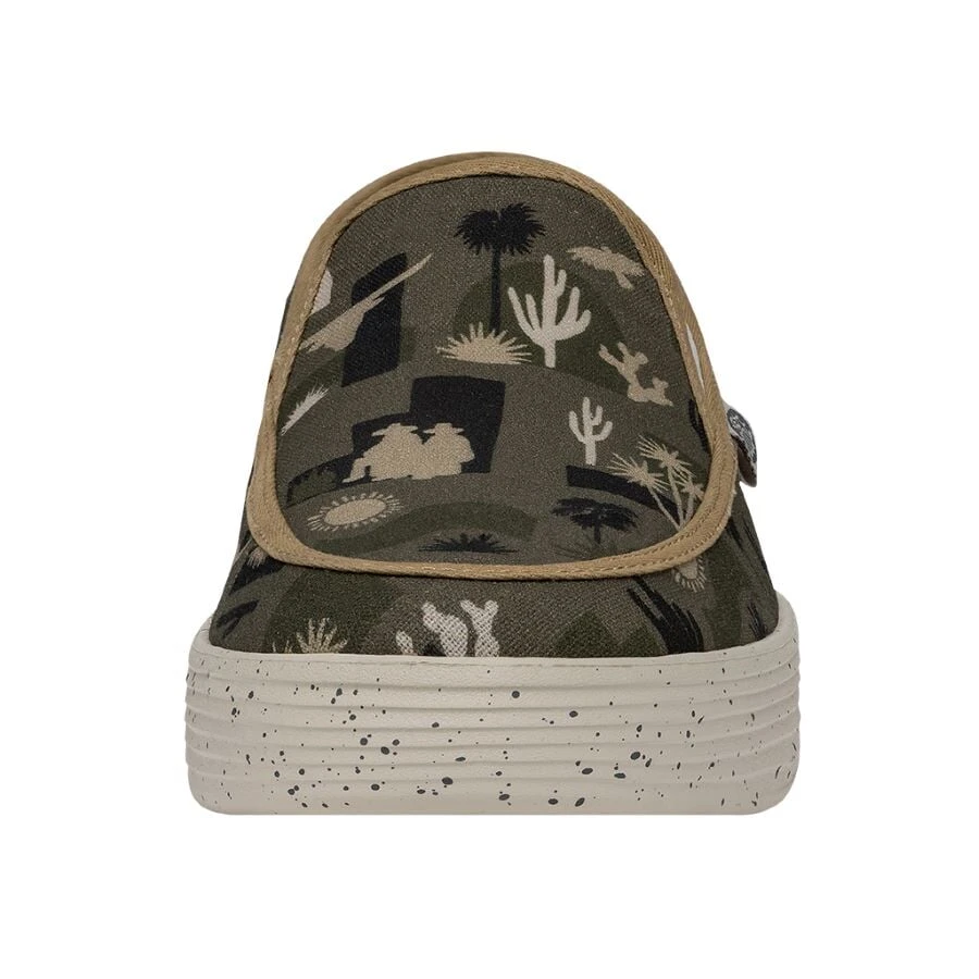 Sunapee Desert - Green Sunapee Desert - Green -Heydude Shoes 40239 315 SUNAPEEMDESERT GREEN LEFTFRONT