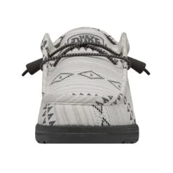 Wally - Shades Grey -Heydude Shoes 40361 030 WALLYSHADES BLACK LEFTFRONT